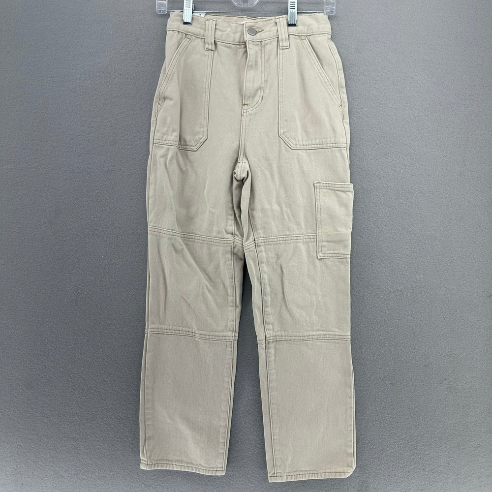 PacSun Cargo Carpenter Pants SZ 25x25 Unisex Tan Khaki Skater Utility Workwear‎